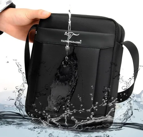 Vista 6 de Aisinivo Bolso de mensajero Bolsos de hombro Bolsos y bolsos de hombre Bolsos cruzados pequeños para hombres Bolsa de viaje