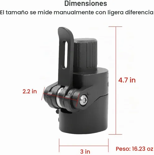 Vista 2 de Piezas de repuesto plegables de la base de poste de la vespa eléctrica compatibles con la vespa de Xiaomi M365/PRO/PRO2/1S