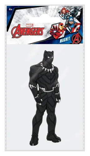 Vista 2 de Marvel Black Panther Avengers Soft Touch PVC Imán Personaje
