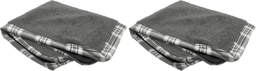 Vista 25 de Furhaven - Funda de repuesto para cama de perro, resistente al agua, con logo estampado, Oxford Polycanvas, lavable - Castaño, M