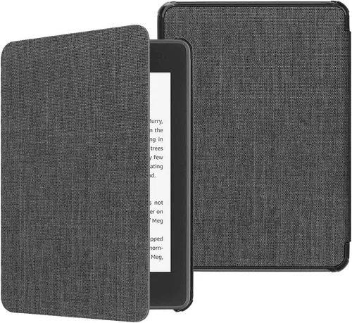 Vista 12 de Fintie - Funda delgada para Kindle Paperwhite (décima generación del 2018), piel sintética ligera prémium con función automática de apagar