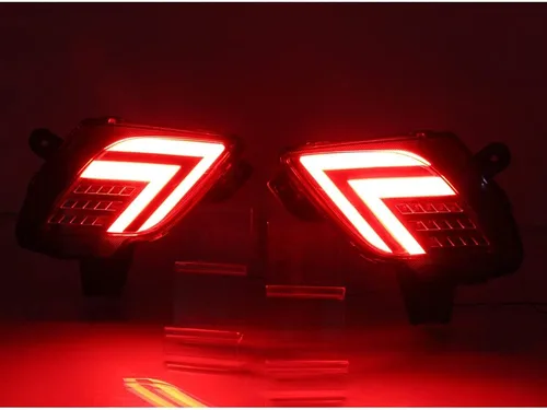 Vista 8 de Dreamseek Reflector LED trasero luz trasera para Mazda CX-5 CX5 2013 2014 2015 2016 lámpara de parachoques de freno w/luz roja intermitente señal