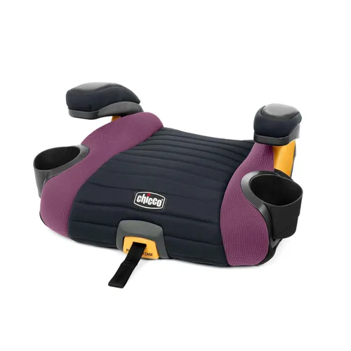 Vista 19 de Chicco GoFit ClearTex Plus Asiento elevador sin espalda, accesorio de ErgoBoost - Acolchado de espuma ultra cómodo, asa de transporte integrada