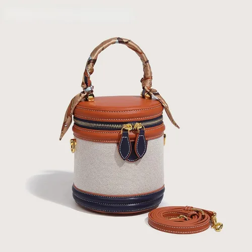 Vista 3 de DaHeng Mini bolso retro para mujer, bolso de mano vintage