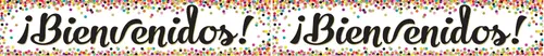 Vista 6 de Confeti Bienvenidos (bienvenida española) Banner (TCR5324)