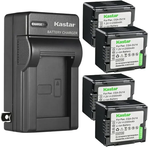 Vista 7 de Kastar CGA-DU14 Reemplazo del cargador de batería de pared AC para Panasonic PV-GS250, PV-GS300, PV-GS320, PV-GS400, PV-GS500, SDR-H18, SDR-H200