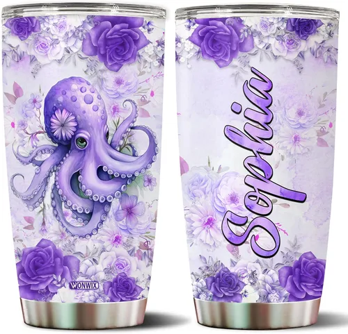 Vista 21 de Vaso de abeja personalizado con nombre personalizado de abejas reinas, regalos para mujeres, tazas de agua, botella de agua de 20 onzas, regalo