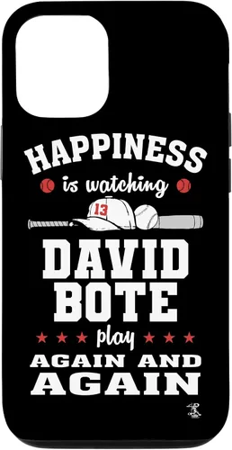 Vista 26 de iPhone 16 David Bote Happiness is Watching Gameday Case
