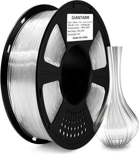 Vista 52 de GIANTARM Filamento de ácido poliláctico (PLA), filamento beige para impresora 3D, carrete de 2.2 libras, precisión de dimensión de 0.069 in +