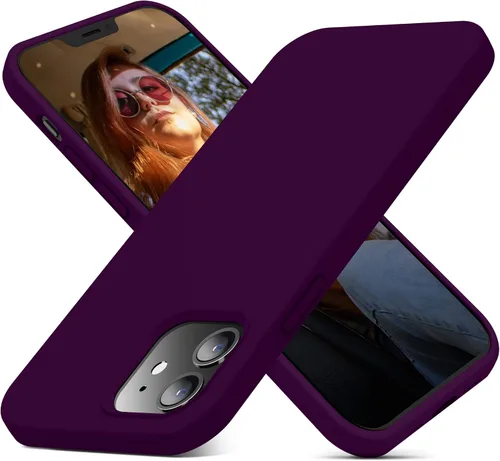 Vista 34 de JELE Funda a prueba de golpes diseñada para iPhone 11, funda de teléfono de silicona líquida con [forro de microfibra suave antiarañazos]