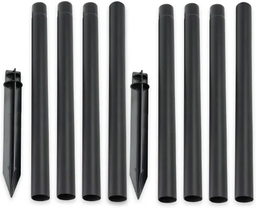 Vista 7 de ZOOHAR Kit de extensión de poste de luz para exteriores, poste de mejora de altura de luz solar de acero inoxidable de 55 pulgadas/4.6 pies