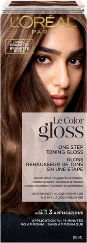 Vista 9 de L'Oréal Paris Le Color One Step - Brillo tonificante para el cabello, color caoba, 4 onzas