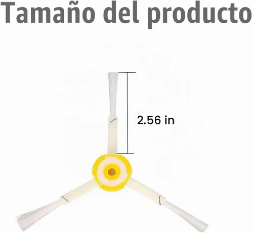 Vista 4 de Reemplazo de cepillo lateral para IRobot Roomba 900, 800, 700 y 600 Series 985 981 980 960 895 891 890 880 877 870 805 790 780 761 770 690 675 671