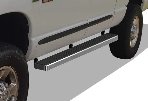 Vista 14 de iBoard placas todoterreno para 2002-2008 Dodge Ram 1500 2003-2009 Ram 2500/3500 cabina cuádruple, Negro