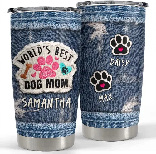 Vista 21 de SANDJEST Taza personalizada para mejor amiga Definición de mejor amiga Tazas de 20oz 30oz con tapa, regalo para mujeres, niñas, mejores amigas