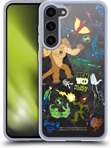 Vista 9 de Head Case Designs Funda de gel con licencia oficial de Ben 10: Alien Force Ben's Jacket [protección de grado militar] compatible con Samsung Galaxy
