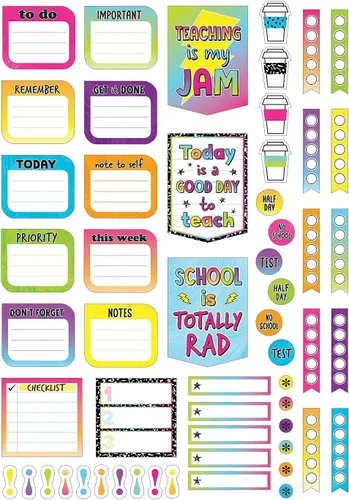 Vista 4 de Teacher Created Resources Brights 4Ever Planificador de lecciones (TCR3928)