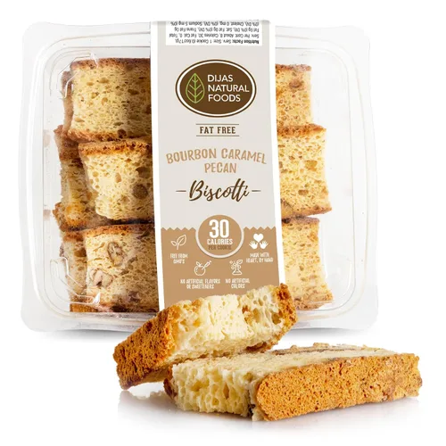 Vista 18 de DIJAS Natural Food s, Galleta de biscotti sin grasa, ingredientes naturales sin conservantes, delicioso aperitivo bajo en calorías (5 onzas)
