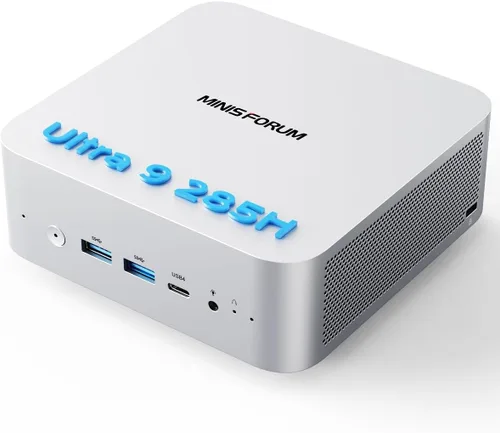 Vista 22 de MINISFORUM Mini PC M1 Plus Intel Core i5-12600H (12C/16T, hasta 4.5GHz), computadora de escritorio SSD DDR5 de 16 GB de 512 GB, salida triple