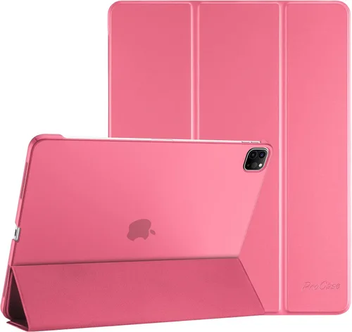 Vista 24 de ProCase Funda inteligente para iPad Pro de 12.9 2022/2021/2020/2018, carcasa rígida con soporte delgado para iPad Pro de 12.9 pulgadas, 6ª Celeste