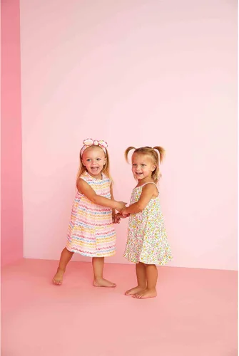 Vista 6 de Mud Pie Conjunto de vestido y diadema para niñas de talla única
