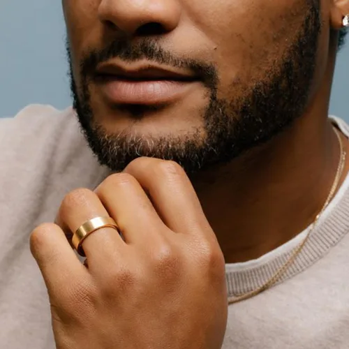 Vista 3 de Stainless Steel Decorative Rings for Men and Women