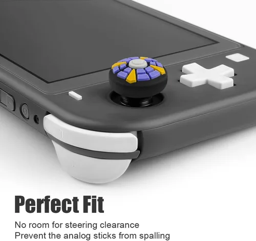 Vista 3 de Switch Joycon - Tapas de agarre para pulgar, funda de silicona suave compatible con Nintendo SwitchOLEDSwitch Lite, cubiertas de botón de agarre