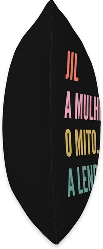 Vista 2 de Funny Portuguese First Name Design - Jil Throw Pillow
