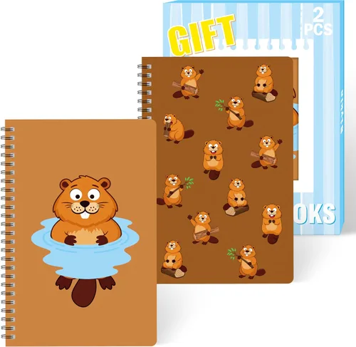 Vista 23 de B1ykin Cuadernos en espiral A5, 2 unidades, 50 hojas, 100 páginas, encuadernados con alambre, regalo de agradecimiento al profesor, cuaderno