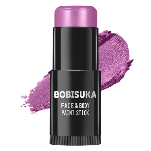 Vista 22 de BOBISUKA Barra de pintura negra para la cara y el cuerpo, palitos negros para deportes, béisbol, softbol, fútbol, kit de pintura negra