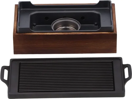 Vista 7 de Smokeless Barbecue Baking Tray, Durable NonStick Design