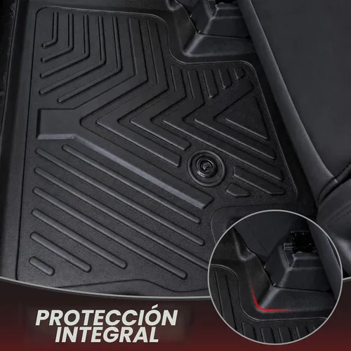 Vista 6 de YITAMOTOR Tapetes para vehículo compatibles con Honda Ridgeline Crew Cab 2017-2026, tapetes de piso de ajuste personalizado TPE para todo