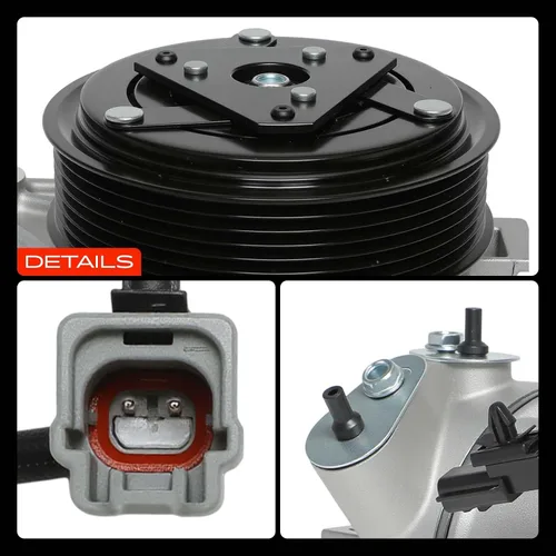 Vista 9 de A-Premium Compresor de aire acondicionado con embrague compatible con Nissan Altima SL y SV 3.5L 2013-2018
