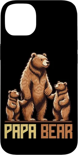 Vista 15 de Papa Bear Lover Father Dad Parent Father's Day Sunglasses Case for iPhone 16