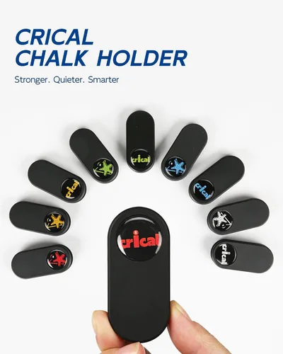 Vista 7 de CRICAL Pool Cue Chalk Holder Magnetic Pool Chalk Holder Portable Billiard Holder Round