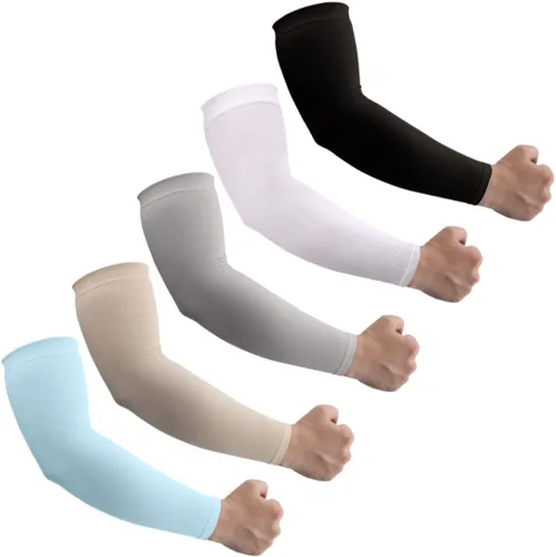 Vista 15 de HEGCOIIE Mangas de protección solar UV para hombres y mujeres, cubierta de tatuajes, manga de enfriamiento UPF 50 para golf, ciclismo