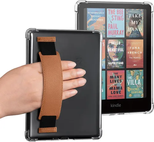 Vista 22 de iDLEHANDS Funda magnética transparente para Kindle Paperwhite de 7" de 12ª generación 2024 y Kindle Colorsoft - con AirBag compatible con iPhone