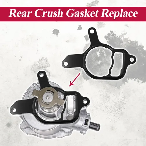 Vista 3 de Kit de sello de bomba de vacío de 2,5 L/sellos de dirección asistida de reconstrucción compatibles con Volkswagen Jetta, Beetle, New Beetle, Golf