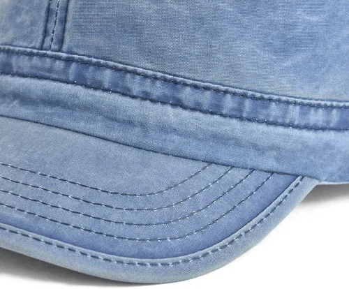 Vista 6 de VOBOOM Gorras militares de algodón lavado, diseño único, vintage, planas