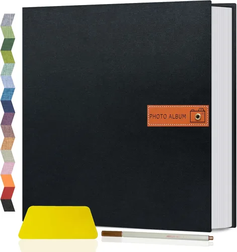 Vista 28 de Popotop Álbum de fotos grande autoadhesivo 4x6 5x7 8x10 Álbum de recortes DIY Libro de imágenes, Regalos para mamá, familia, bebé y boda