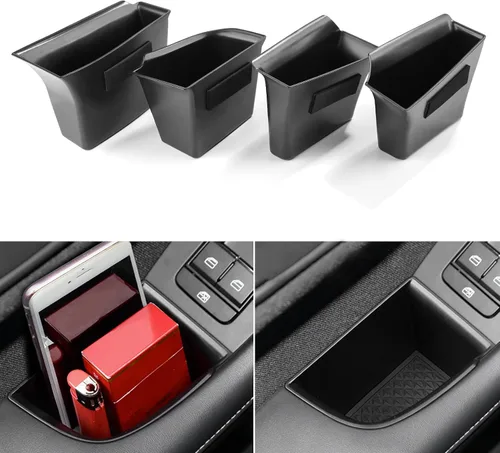 Vista 3 de 4 piezas Compatible con accesorios para Mazda 3 CX-30 2026 2025 2024 2023 2022 2021 2020, mango de puerta de coche, bolsillo, reposabrazos, caja