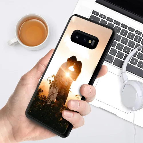 Vista 7 de Funda de teléfono personalizada para Samsung Galaxy S10E Premium Slim a prueba de golpes, funda protectora personalizada para hacer tus propias