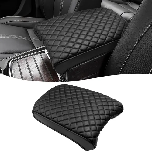 Vista 9 de KBH - Funda de repuesto para consola central Acura MDX 2007-2013, piel de Negro