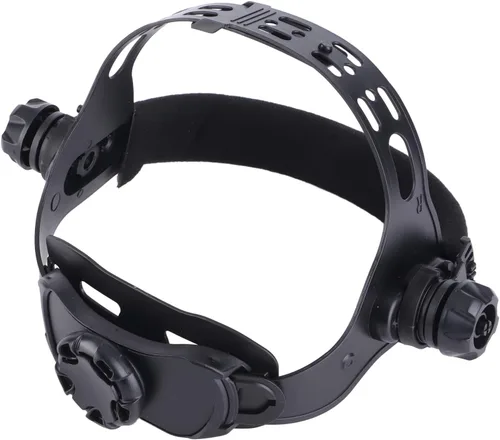 Vista 9 de Kit de diadema ajustable de repuesto para casco de soldadura ABS con acolchado que absorbe el sudor (negro)
