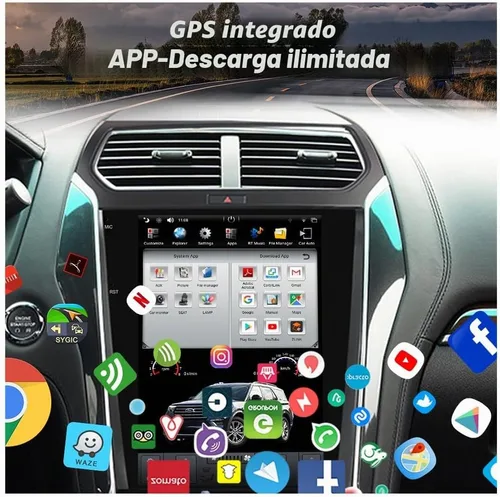 Vista 3 de Radio de 12.1 pulgadas para Ford Explorer 2011-2019, unidad principal