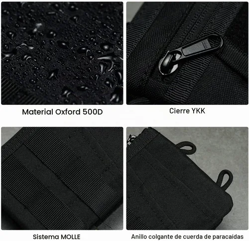 Vista 5 de VIPERADE VE16 - Bolsa EDC para hombre, organizador de bolsillo multiherramienta para equipos EDC