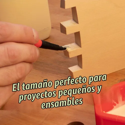 Vista 4 de Sili Kit de cepillo de pegamento con micro cepillos aplicadores de pegamento de madera para carpintería