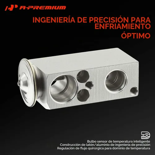 Vista 5 de A-Premium Válvula de expansión de A/C compatible con Mercedes-Benz Clase C C230 C250 C280 C300 C350, Clase E E250 E350 E400 E500 E550, GLK350 GLC300