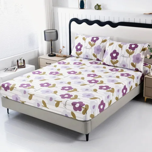 Vista 11 de SDIII Sábana bajera ajustable azul floral individual con 2 fundas de almohada, no incluye sábana encimera, microfibra suave azul vintage, sábanas