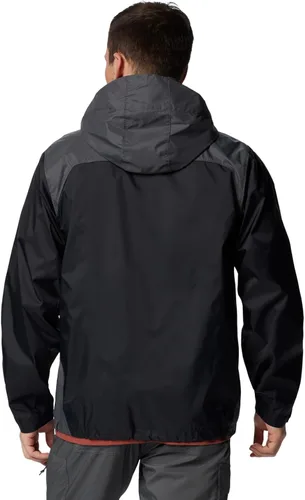 Vista 2 de Columbia Chaqueta impermeable para lluvia Glennaker Lake para hombre, compactable